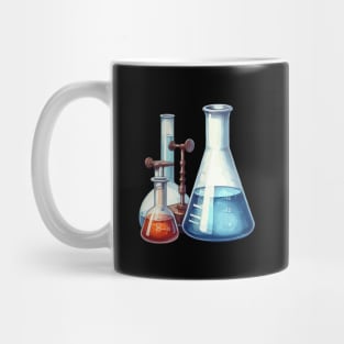 Chemistry Bunsen and Beakers Mug